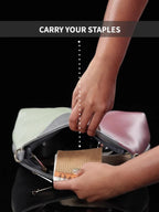 Colourblocked Medium Structured Shoulder Bag