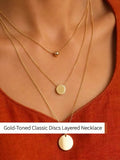 Classic Discs Layered Necklace