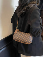 Geometric Printed Structured Sling Bag