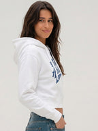 Women Printed Hooded Sweatshirt