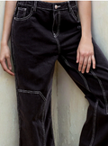 Women Relaxed Fit High-Rise Clean Look Cotton Jeans