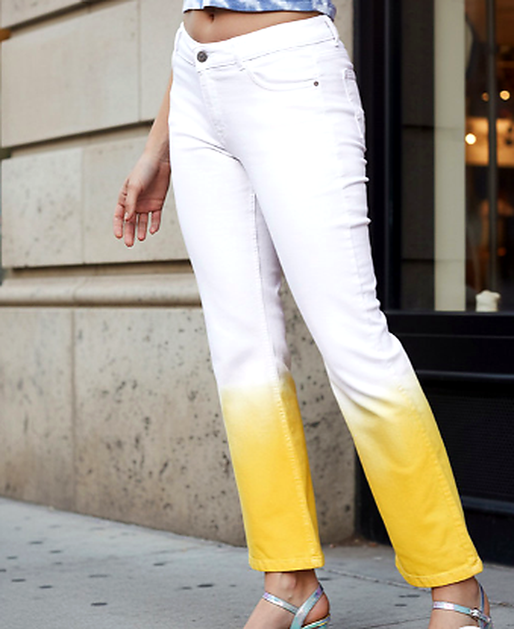 Women White Bootcut Clean look Dyed Stretchable Jeans