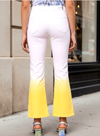 Women White Bootcut Clean look Dyed Stretchable Jeans