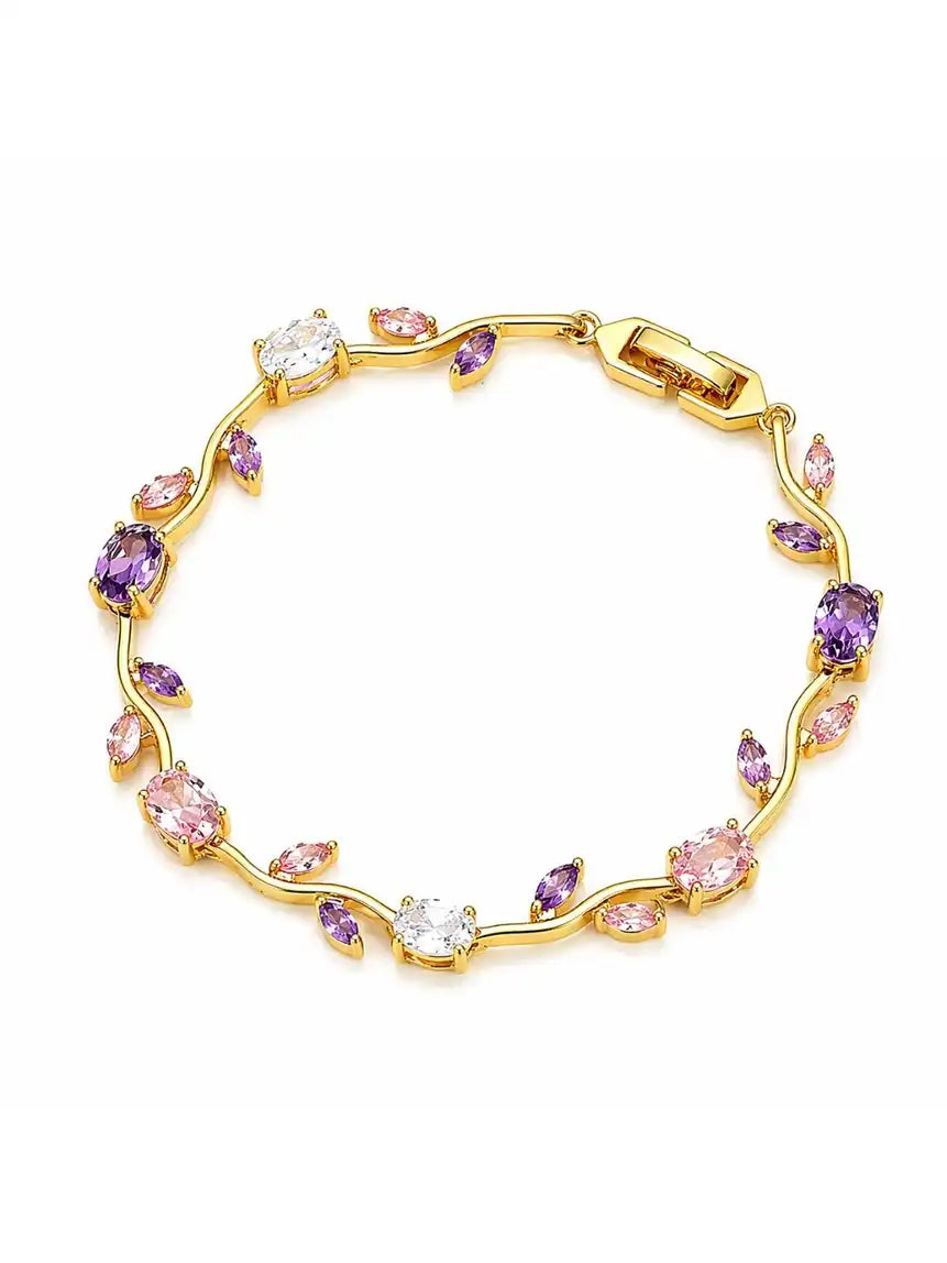 Women Gold-Plated Link Bracelet
