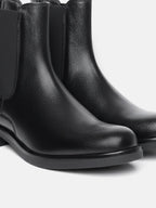 The Life Co. Women Stacked Heel Chelsea Boots with Buckle Detail