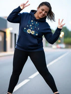 Women Printed Hooded Sweatshirt