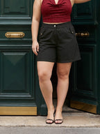 Women Plus Size Pure Cotton Shorts