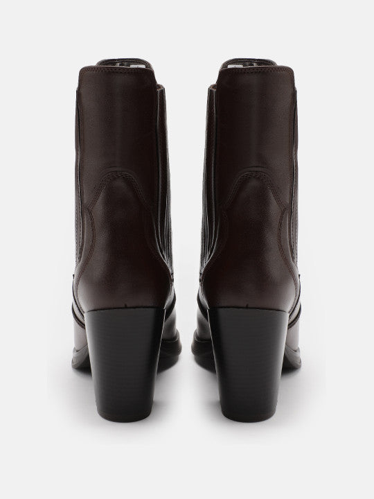 The Life Co. Women Pointed Toe Block Heel Boots