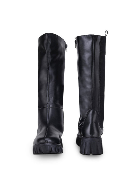 Women Blocked Heeled Boots