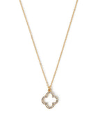 Women Cut Out Flora Pendant Necklace