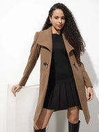 The Life Co. Shawl Collar Longline Overcoat