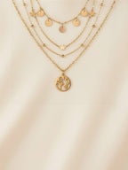 Gold-Plated Layered Necklace