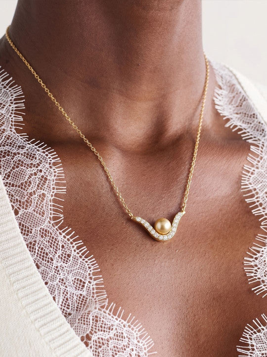 Brass Gold-Plated Necklace