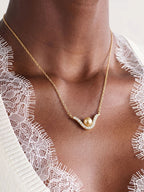 Brass Gold-Plated Necklace