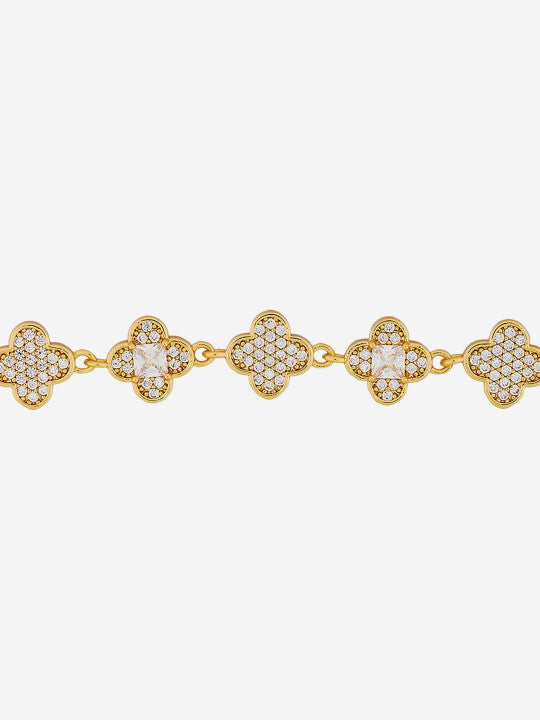 Cubic Gold-Plated Zirconia Bracelet