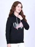 Women Graphic Printed Hooded Sweatshirt