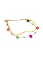 Women Gold-Plated Multistrand Bracelet