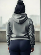 Women Printed Hooded Sweatshirt