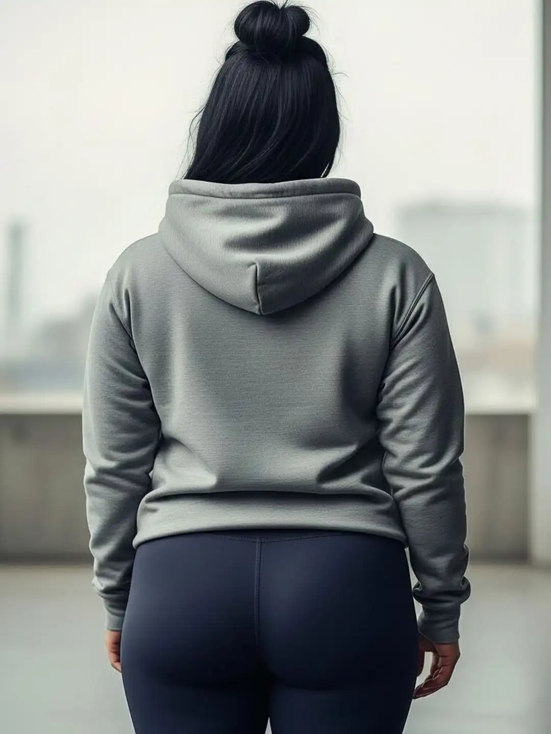 Women Printed Hooded Sweatshirt