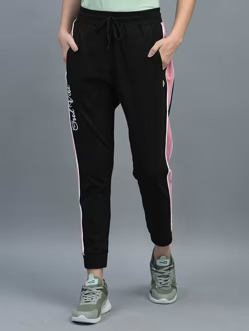 Women Color Block Regular Fit Jogger
