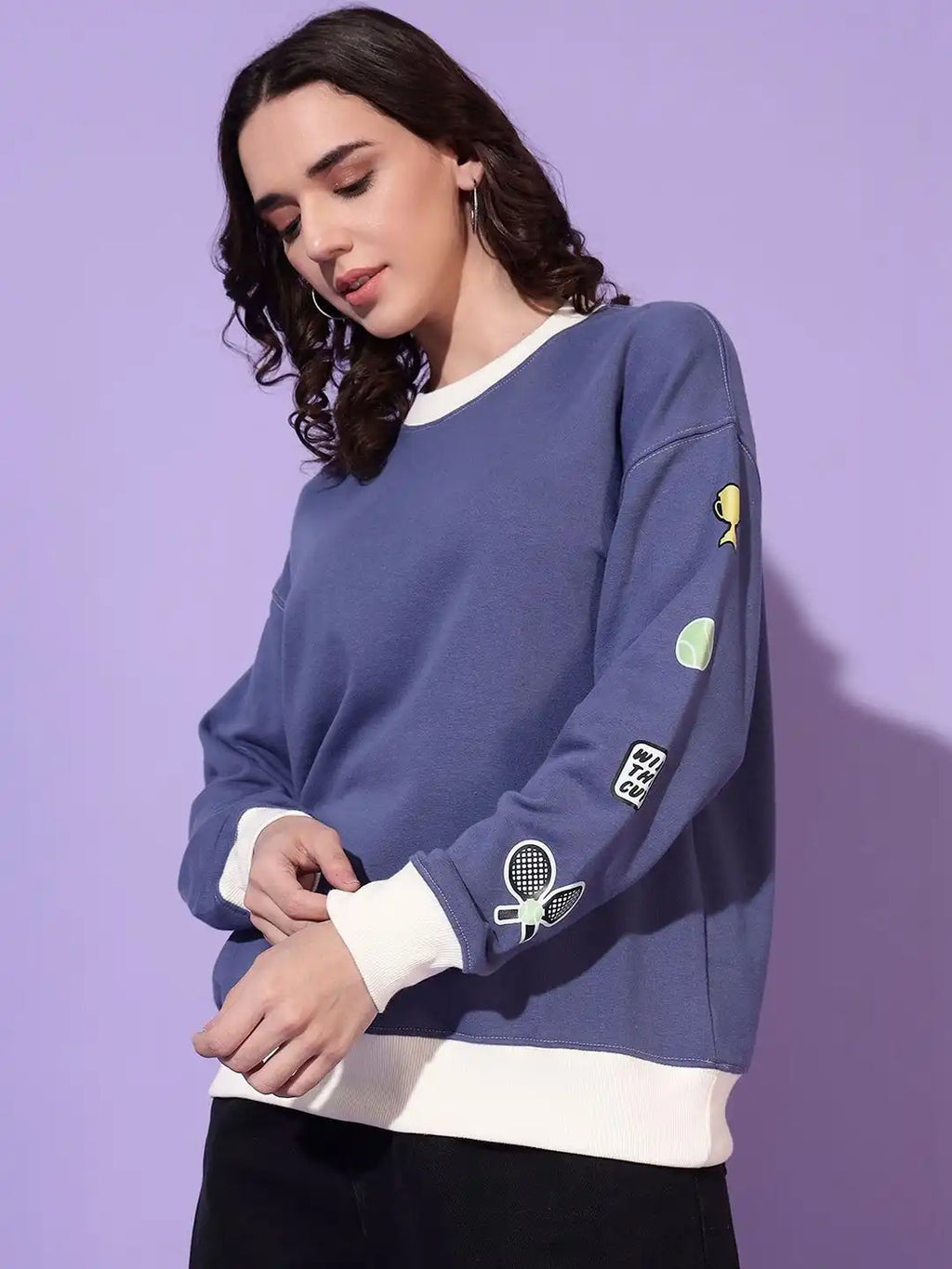 Women Printed Sweatshirt