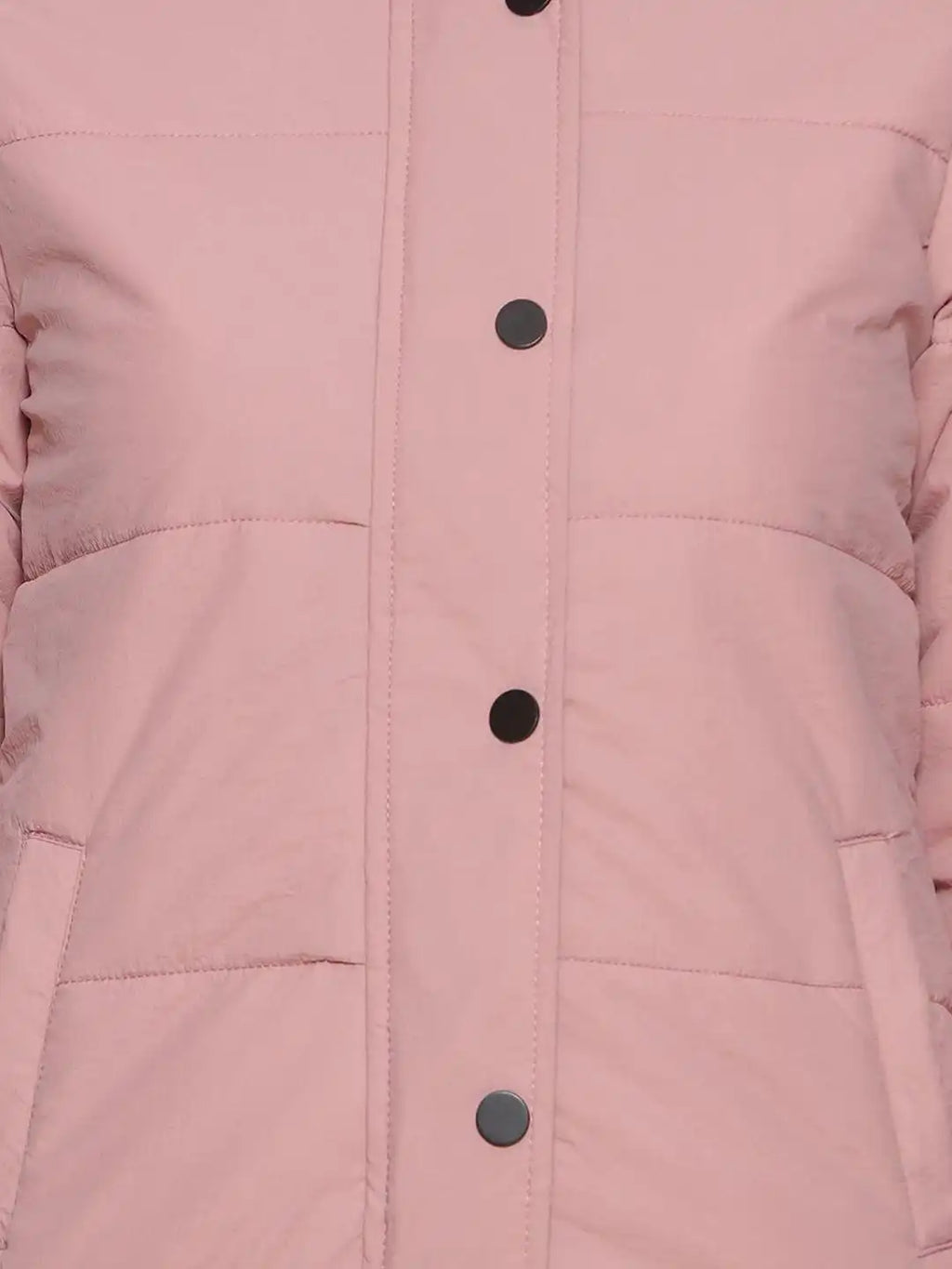 Open Front Puffer Jacket