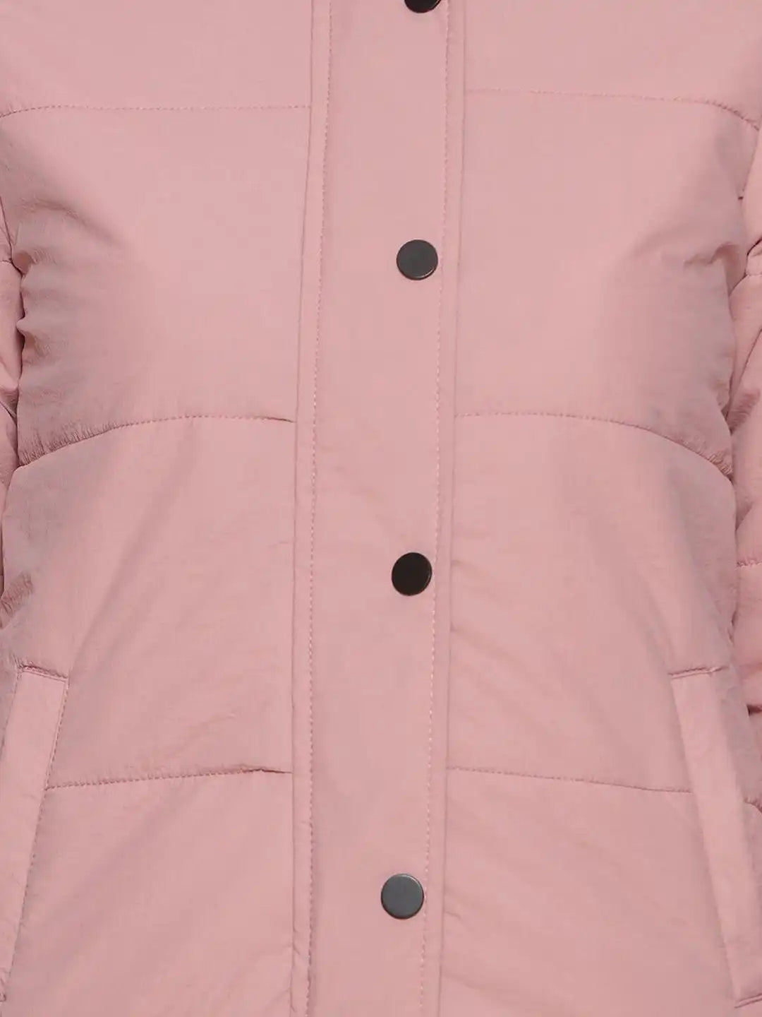 Open Front Puffer Jacket
