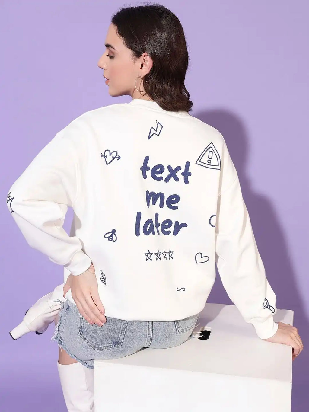 Women Printed Sweatshirt