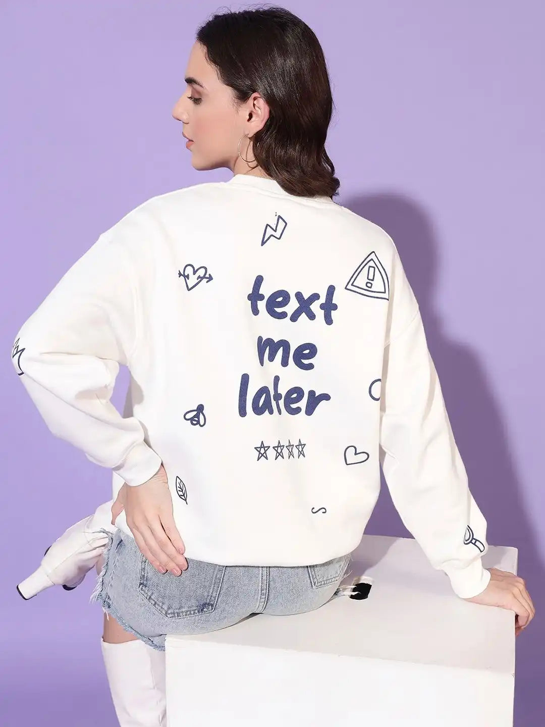 Women Printed Sweatshirt