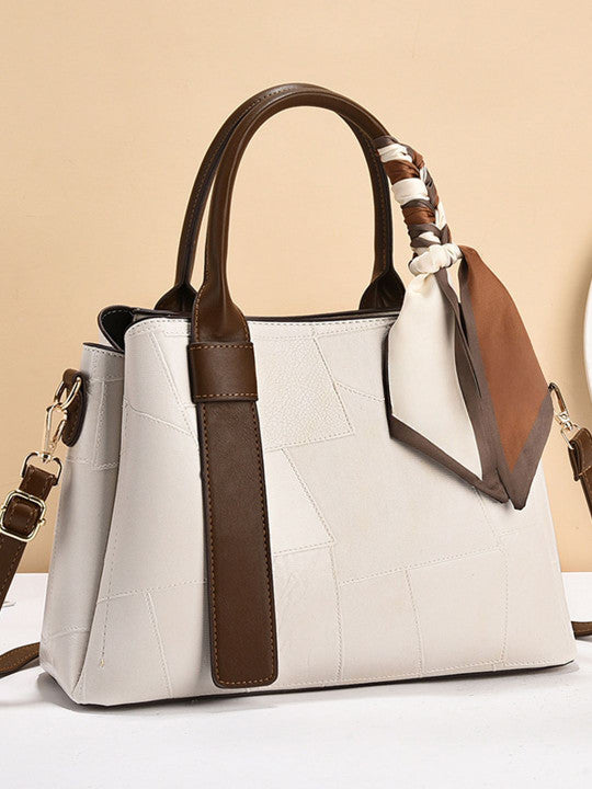 Geometric Detachable Strap Structured Handheld Bag