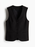 Sleeveless Slim Fit Waistcoat