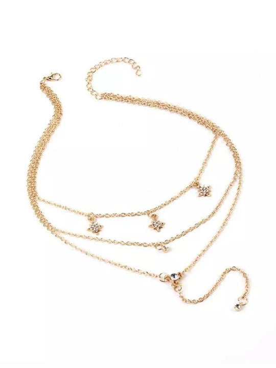 Gold-Plated Layered Necklace