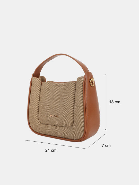Rowan Detachable Strap Structured Handheld Bag