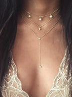 Gold-Plated Layered Necklace