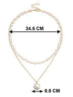 Rose Gold Plated Pearl Chain