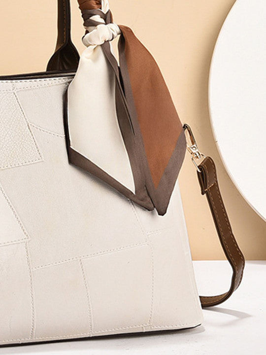 Geometric Detachable Strap Structured Handheld Bag
