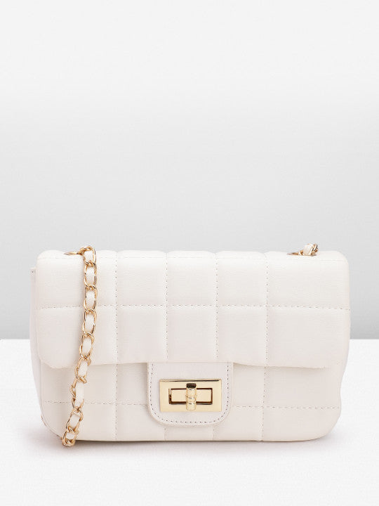 Quilted Mini Structured Shoulder Bag