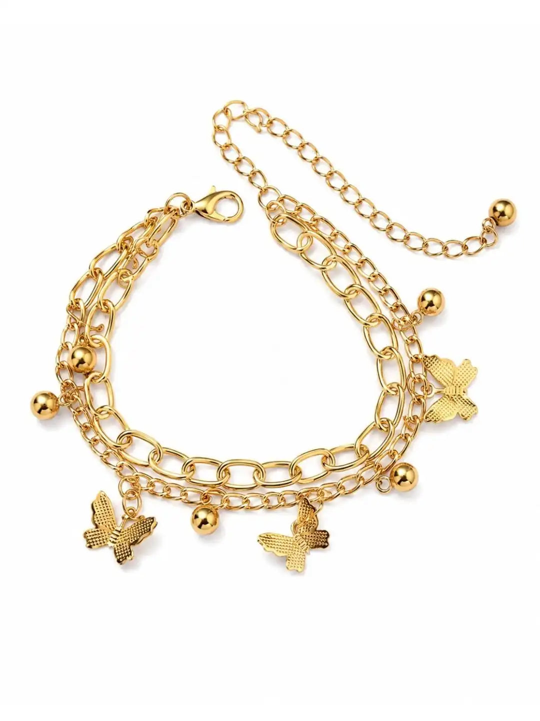 Women Gold-Plated Charm Bracelet