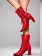 Women Block-Heeled Boots