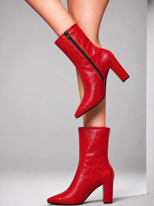 Women Block-Heeled Boots