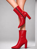 Women Block-Heeled Boots