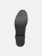 The Life Co. Women Stacked Heel Chelsea Boots with Buckle Detail