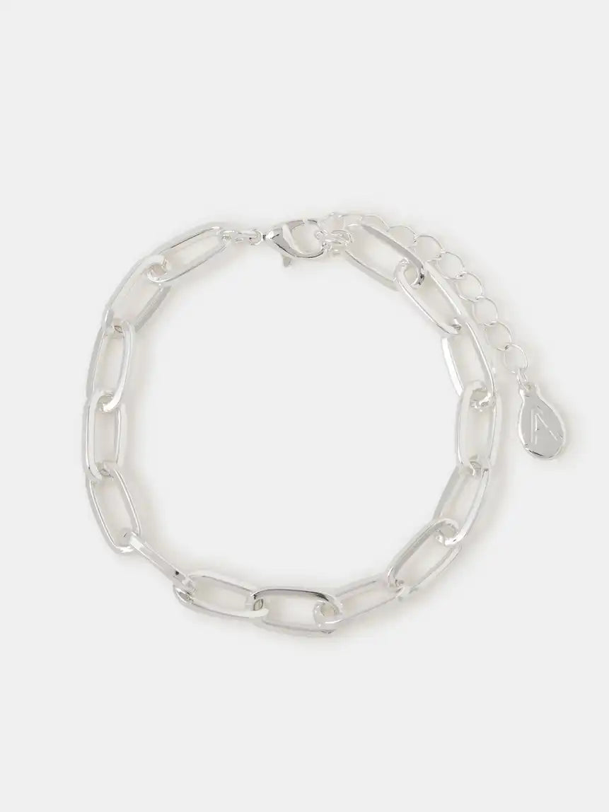 Women Silver-Plated Link Bracelet