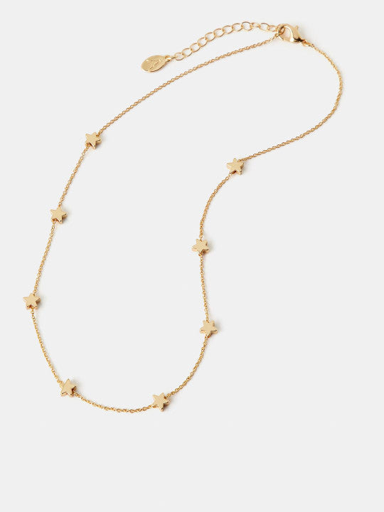 London Women's Star Station Necklace