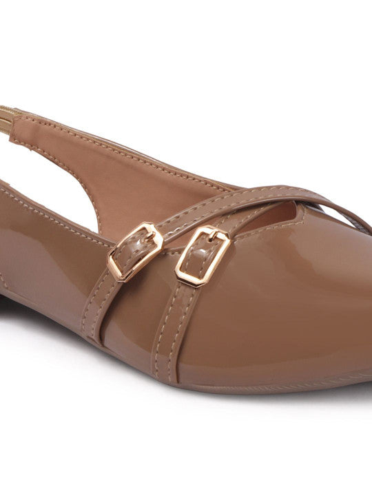 Women Textured Pointed Toe Mojaris