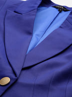 Notched Lapel Single Breasted Blazer