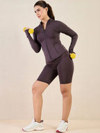 Women Lightweight Antimicrobial Training or Gym Sporty Jacket