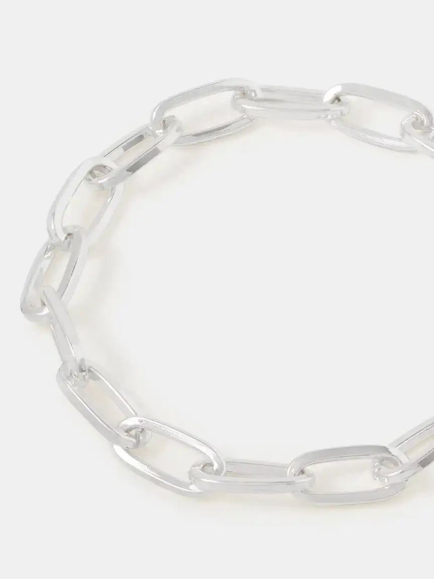 Women Silver-Plated Link Bracelet