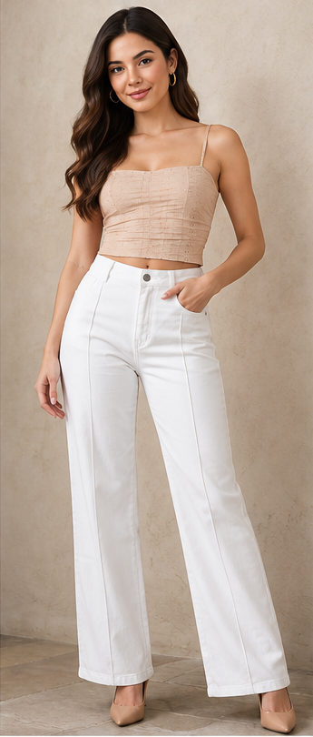 Women Flared Coloured Stretchable Jeans