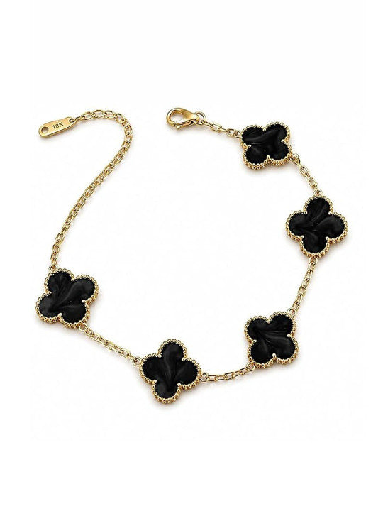 Women Handcrafted Gold-Plated Wraparound Bracelet